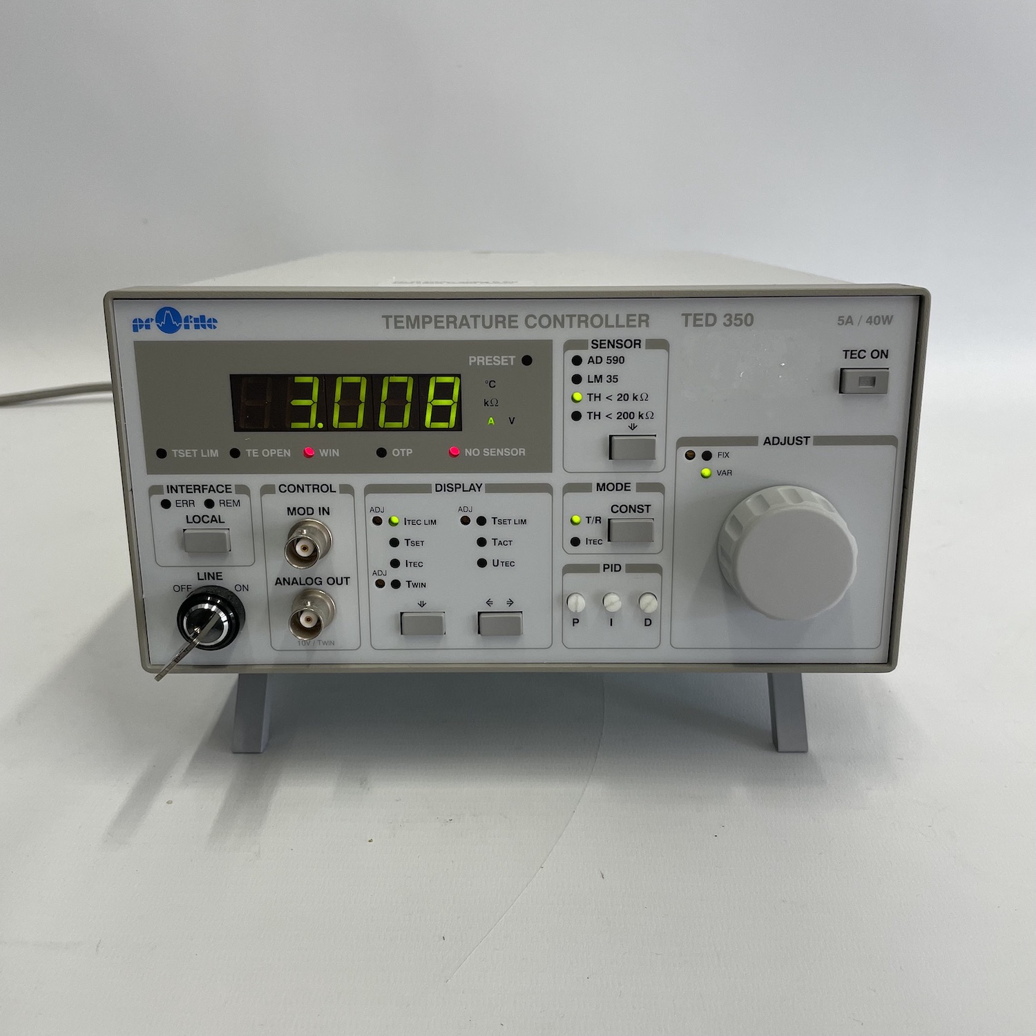 profile | thorlabs | ted350 | benchtop temperature controller