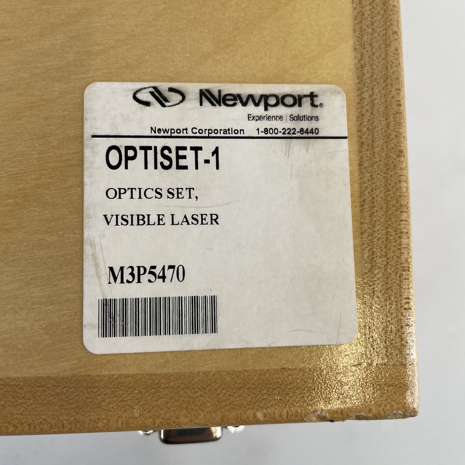 newport | optiset-1 | optics set | visible laser applications | m3p5470