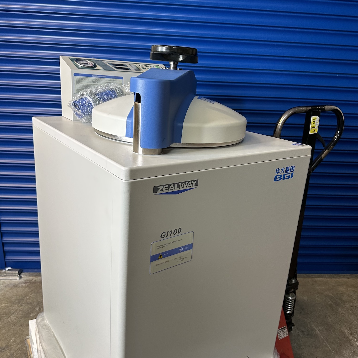 autoclave | zealway | gi100 | vertical top loading | 100 litre