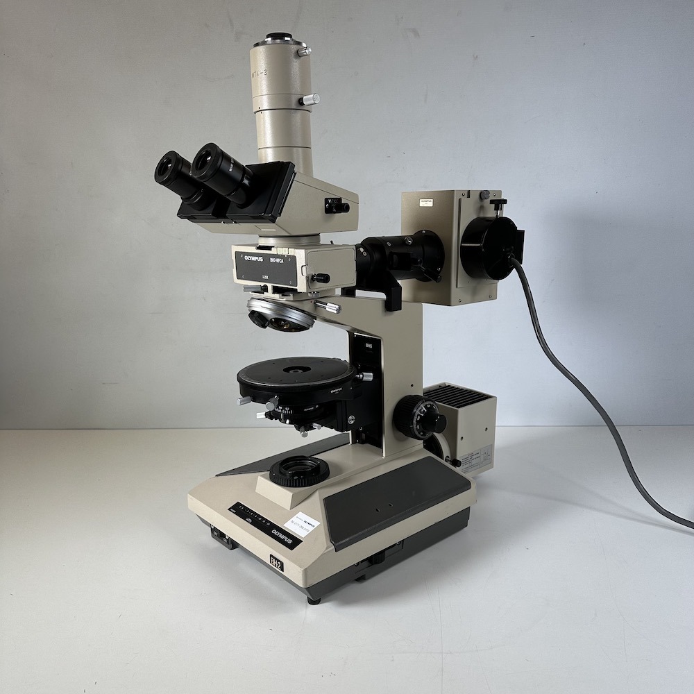 olympus | bh2-rfca | microscope | fluorescent | reflected illumination | transmitted light | tri-nocular