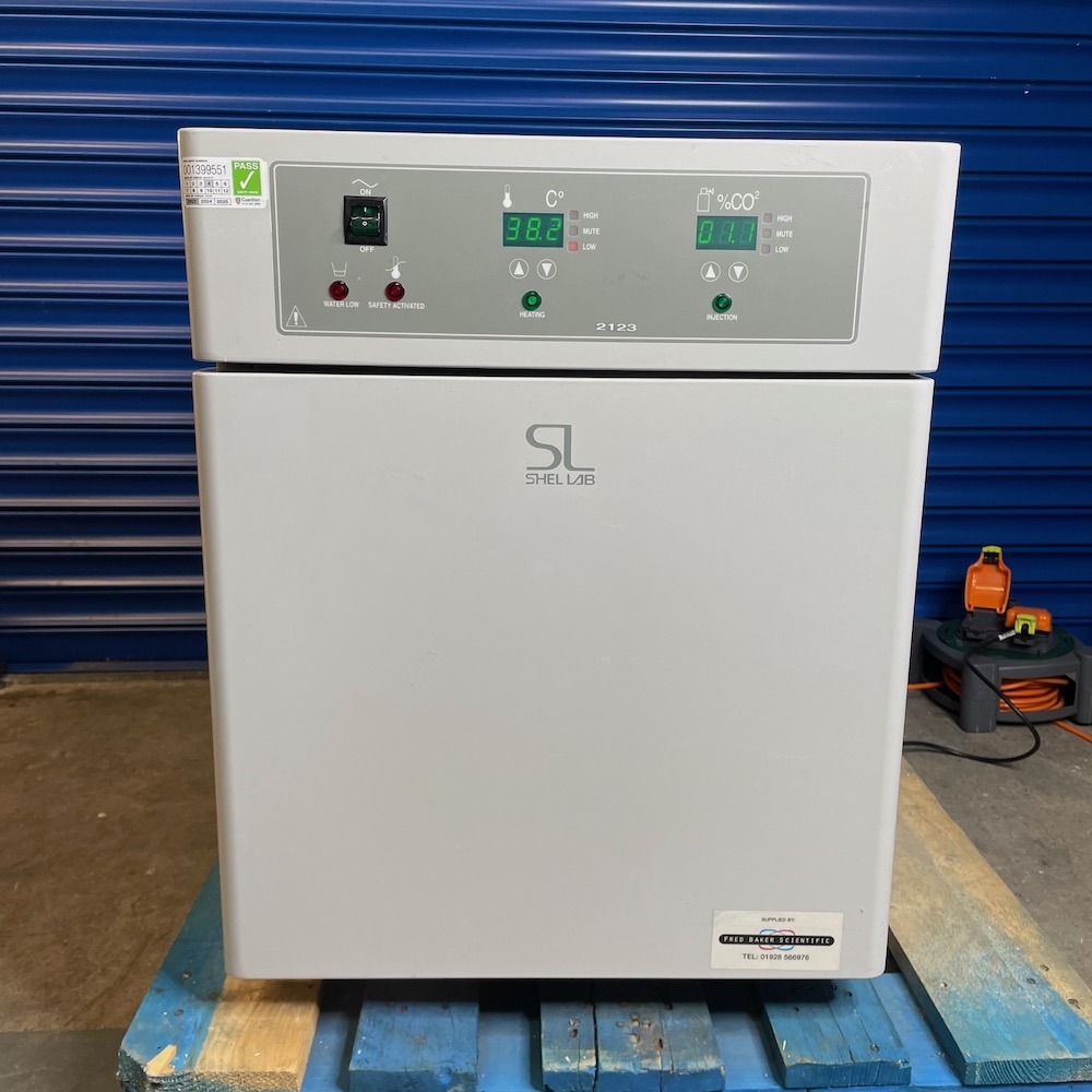 co2 incubator | shel lab 2123/tc | water jacketed